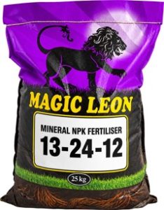 Magic Leon 13-24-12 Kimyasal Granül Gübre ürün ambalajı